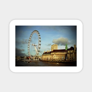 London Eye South Bank River Thames UK Magnet