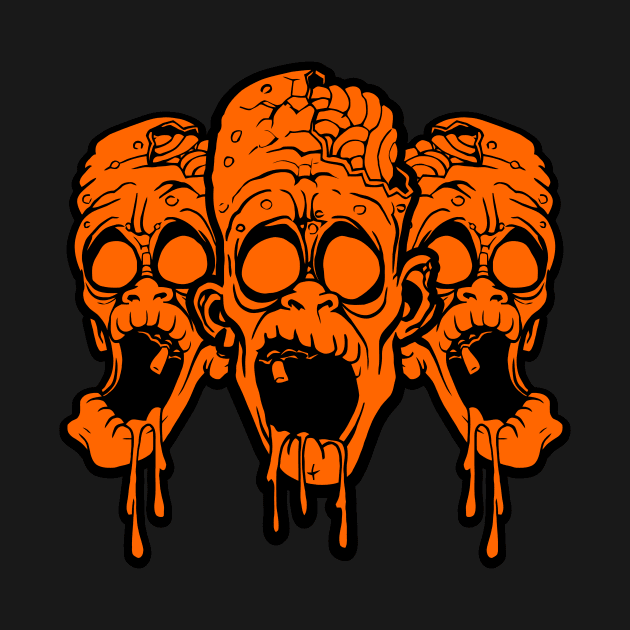 Derpy Zombie Heads by Vault Emporium