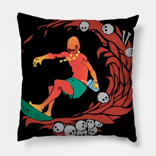 infernal surfer Pillow