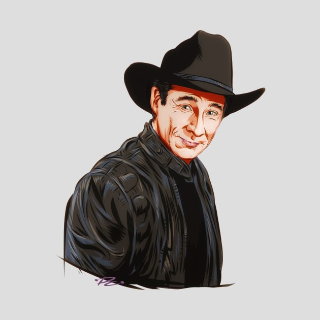 Clint Black - An illustration by Paul Cemmick by PLAYDIGITAL2020