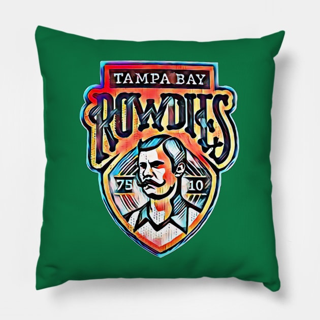 Tampa Bay Rowdies Soccer Pillow by Kitta’s Shop