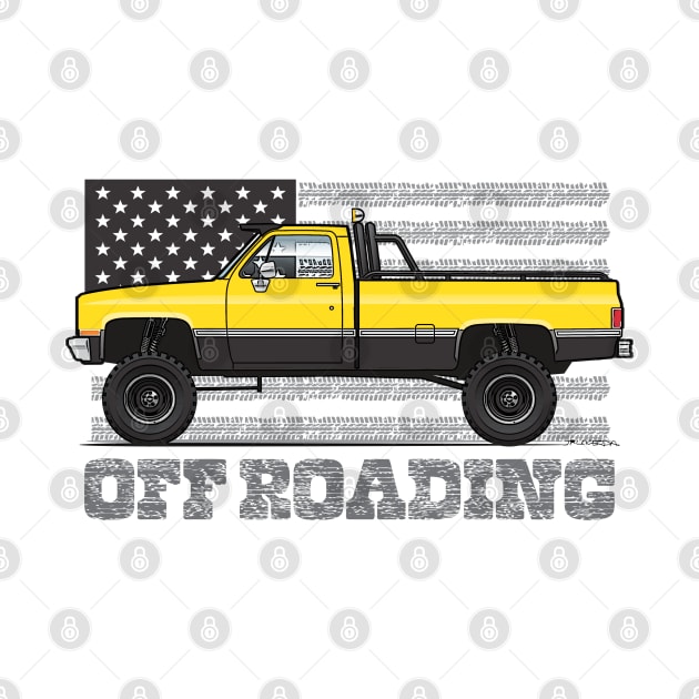 Yellow Off Roading truck by JRCustoms44