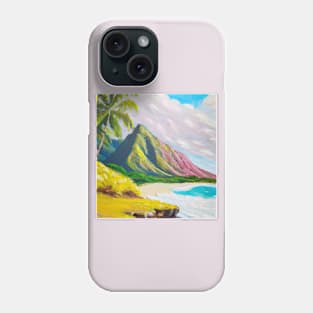 Maui Hawaii Oil Painting Phone Case