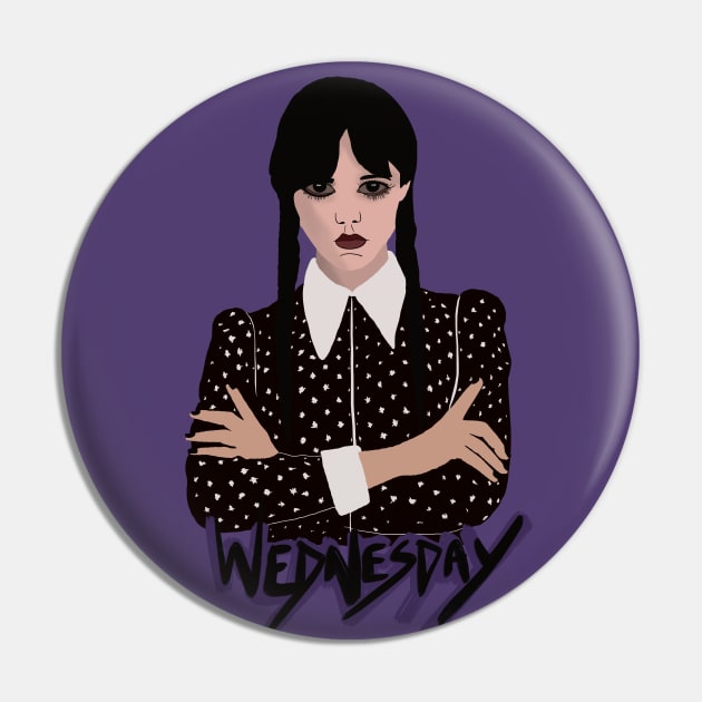 Wednesday Pin by Brains