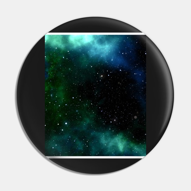 Blue Nebula Pin by gruntcooker