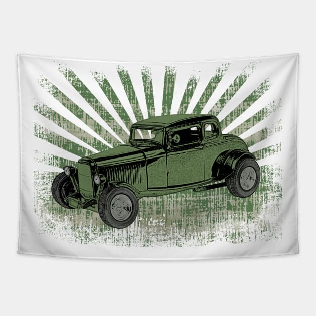 1932 Ford Coupe Hot Rod Tapestry by PMGdesigns
