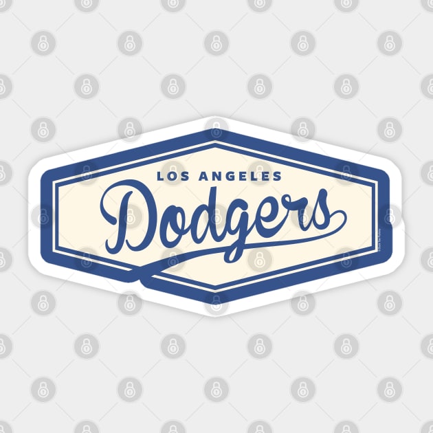 Hello dodgers kitty - Vinyl sticker