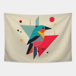 Geometric bird Tapestry