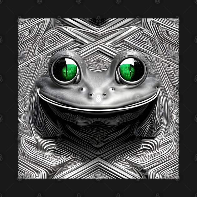 Frogger Spirit Animal (2) - Trippy Psychedelic Frog by TheThirdEye