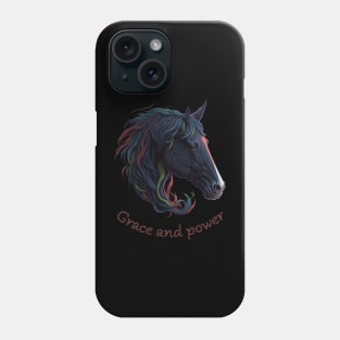 Grace and power horse Phone Case