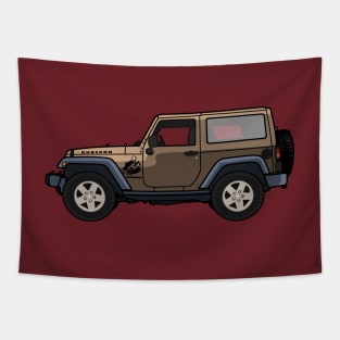 Jeep Wrangler Rubicon 2-door Brown Tapestry