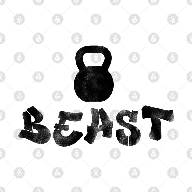 Kettlebell BEAST black by Dmitri