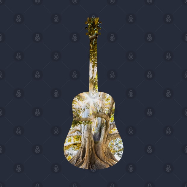 Nature Tree of Life Acoustic Guitar by Celestial Mystery