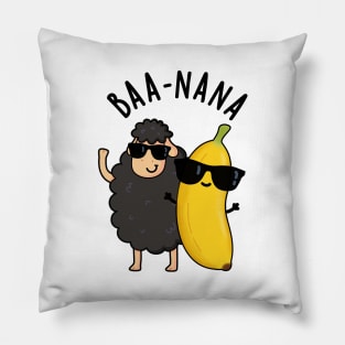 Baa-nana Funny Banana Puns Pillow