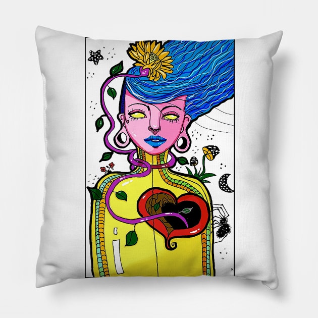 Fate Color Pillow by rosana art