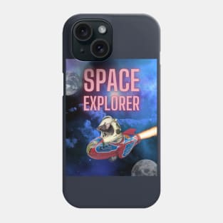 Space Explorer - Cute Mouse traveling in space Phone Case