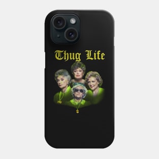 thug life golden Phone Case