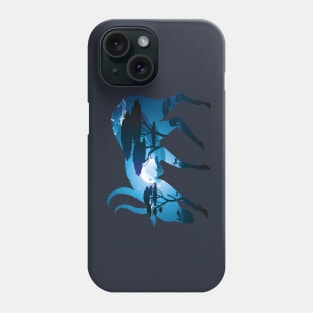 Night Landscape with Antelopes Phone Case