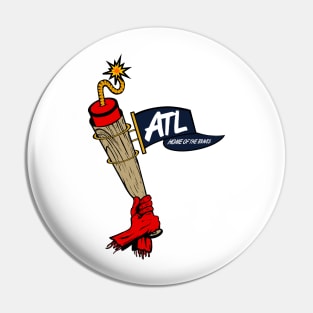 Braves Boomstick Pin