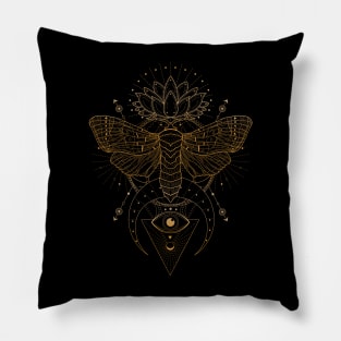 Satin Moth | Lotus Flower Pillow