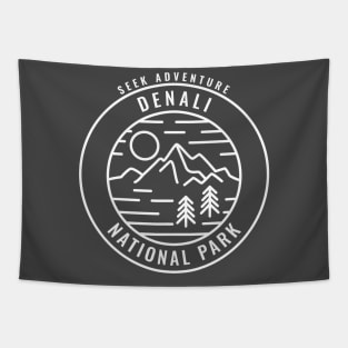 Denali National Park Retro Tapestry