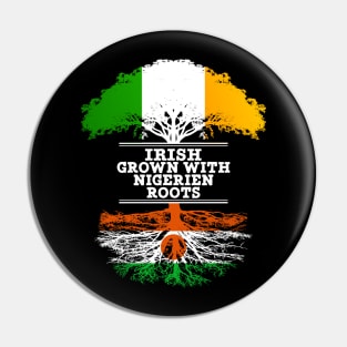 Irish Grown With Nigerien Roots - Gift for Nigerien With Roots From Niger Pin