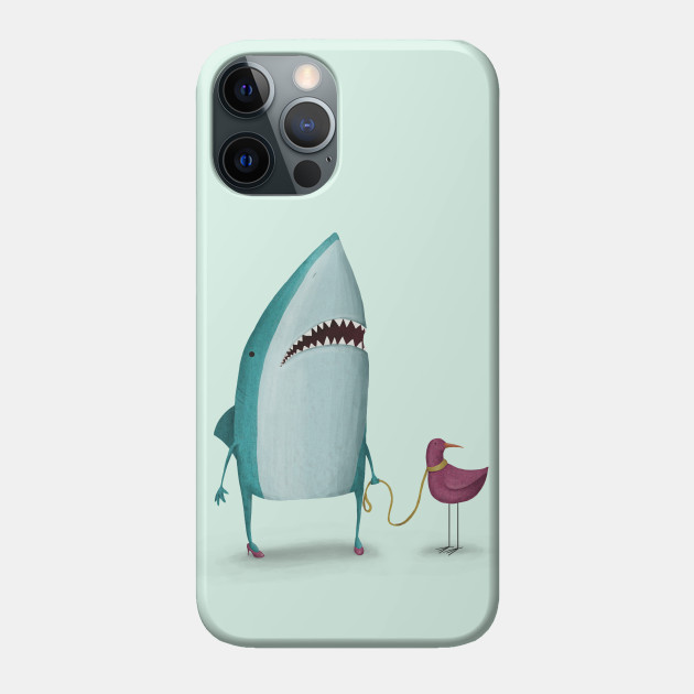 Shark and friend - Shark - Phone Case