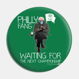 Philly Fans Waiting Pin