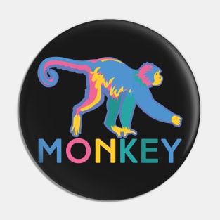 Happy Monkey Pin