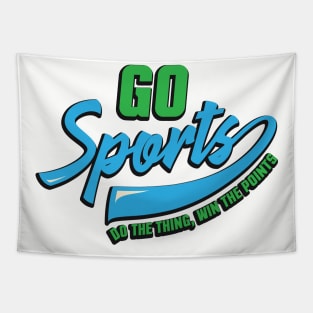 Go Sports - Do the thing, win the points Funny Sports Tapestry