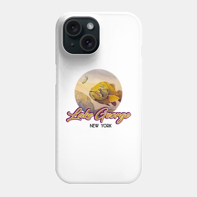 Lake George Smallmouth Bass Phone Case by Billygoat Hollow