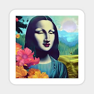 Mona Lisa in China Magnet