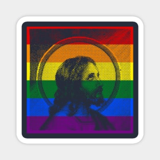 Rainbow Jesus Magnet