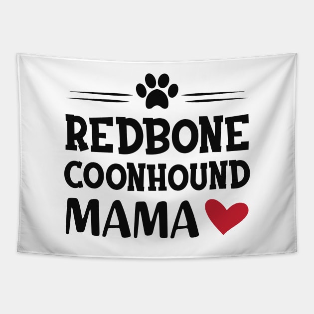 Redbone Coonhound Mama Tapestry by KC Happy Shop