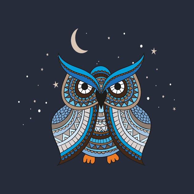 Owl at Night by letnothingstopyou