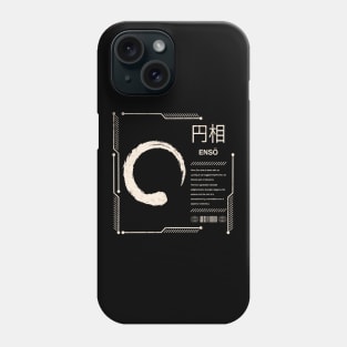 Enso Zen Circle Buddhist Japanese Kanji Characters Calligraphy 641 Phone Case