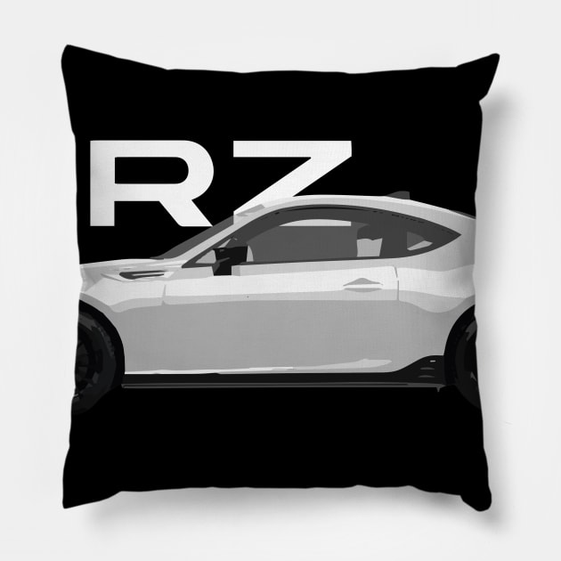 BRZ Ts White JDM RWD Pillow by cowtown_cowboy