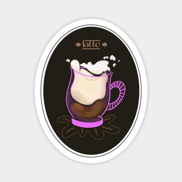 Latte Magnet by Genesis