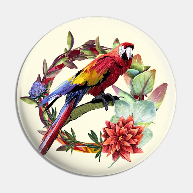 Macaw from Colombia Pin by naj