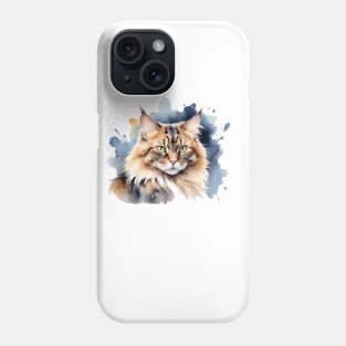 Fluffy cat Phone Case