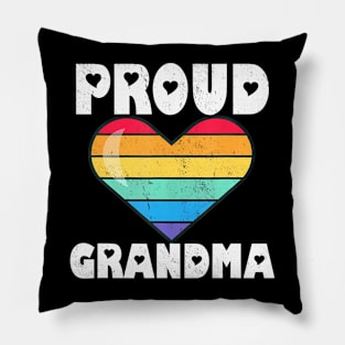 LGBTQ Proud Grandma Gay Pride LGBT  Mother's Day Pillow