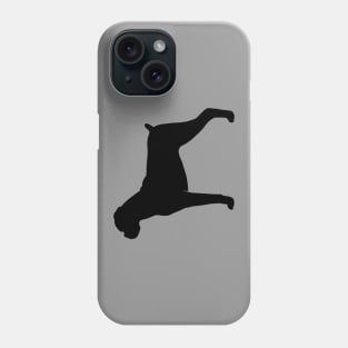 Boxer Dog Silhouette Phone Case