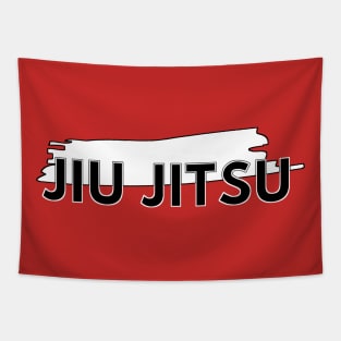 BJJ White Belt Brazilian Jiu Jitsu Tapestry