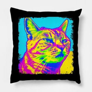 Tabby Pop Art - Cat Lover Gift Pillow