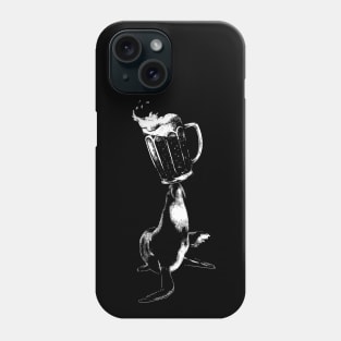 Balance Beer-Seal-Animal-Booze-Mug Phone Case