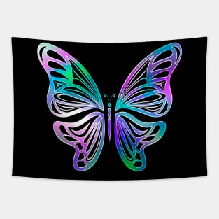 Butterfly Animal Color Wild Forest Nature Chrome Graphic Tapestry
