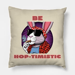 Be hop-timistic Pillow