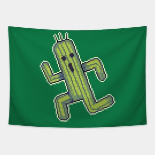 Cactuar Pixel Art Tapestry