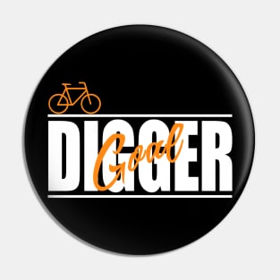 Cycling Goal Digger Pin