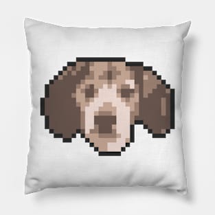 8 Bit Beagle Pillow